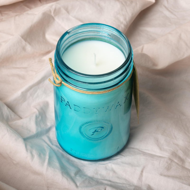 Paddywax Scented Candles Relish Collection Soy Wax Artisan Candle in Glass Jar with Lid, 9.5-Ounce, Ocean Tide + Sea Salt - Image 2